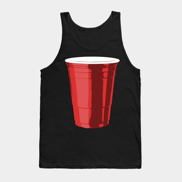 Gigantic Red Plastic Cup Tank Top by APSketches
